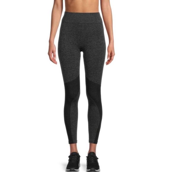 Chloe Ting Women's Seamless Marl Colorblocked Black Leggings size Medium - Picture 5 of 10